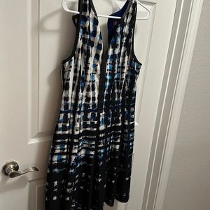 Vince Camuto dress with leather accent